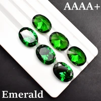 Natural Emerald 8×10mm Oval Cut 6.50 Carat Gemstones Emerald VVS Gem Jewelry Diy 1