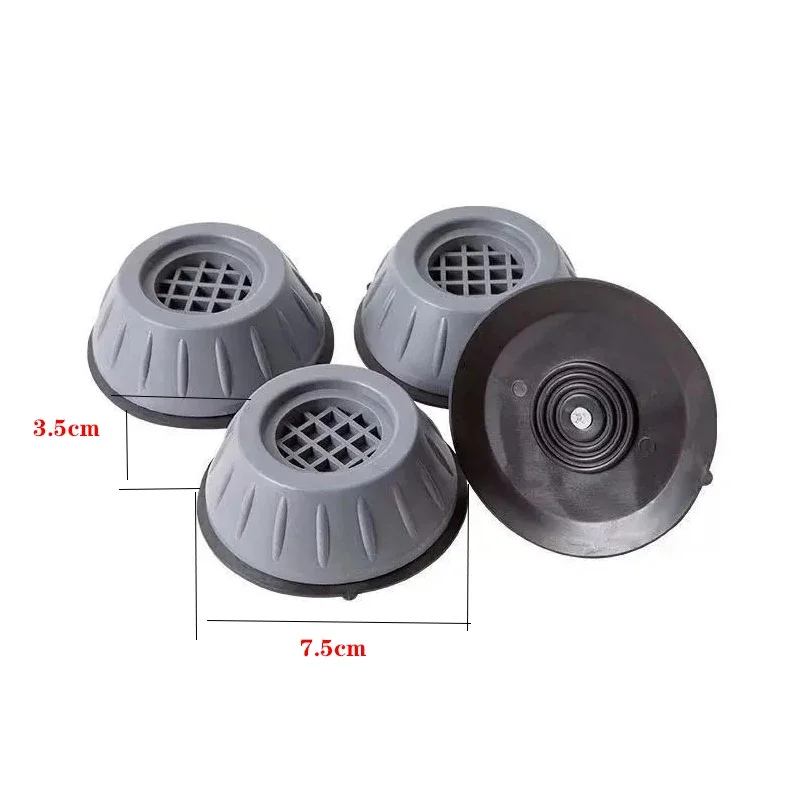 

4PCS Washing Machine Universal Fixed Rubber Feet Anti Vibration Feet Pads Washing Machine Feet Fixed Pads Washing