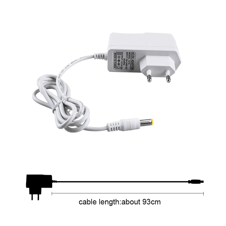 Universal LED Power Adapter - Multi-Voltage AC to DC Transformer with International Plug Options