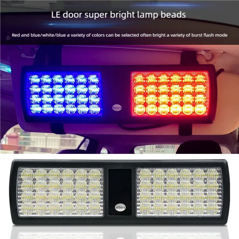 Ultra-Bright 12V LED Front Windshield Daytime Flashing Light System