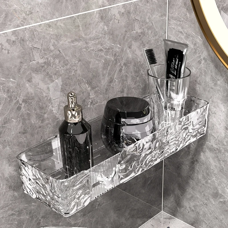 Bathroom Shelf Drain Rack Wall Mount Corner Storage Shelves Shampoo Holder Cosmetic Rack Shower Drain Basket Bathroom Organizer 6