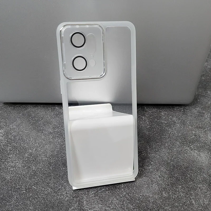 

Lens Acrylic Protect Film Phone Case for OPPO FindX5 Find X5 Pro X5Pro 5G Soft Clear Silicone Frosted Frame Original Back Covers