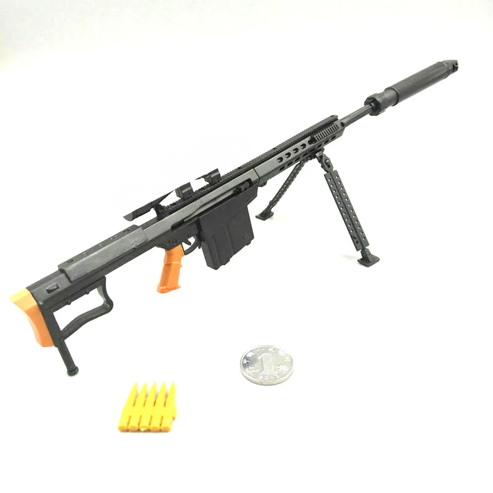 精巧1/3スケール　ミニチュアBARRETT M82A1 ブラック Plastic Assembly Puzzles Weapon | Barrett M82a1 Gun Model