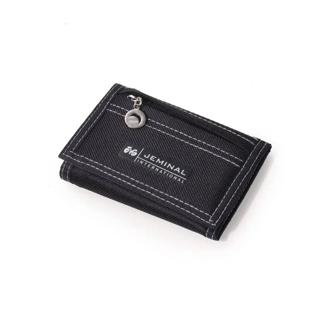Compact Canvas Trifold Wallet - Versatile Men's Card & Cash Holder