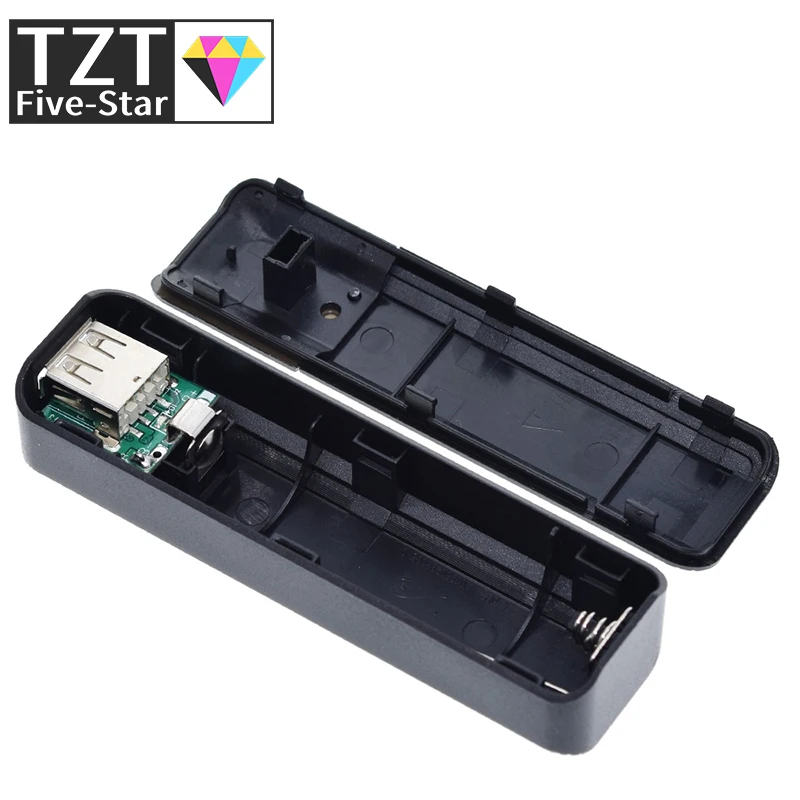 5 Custodi Per Power Bank Fai-Da-Te Con USB – Scatola Portatile Per Batteria 18650 (Batteria Non Inclusa) - 3