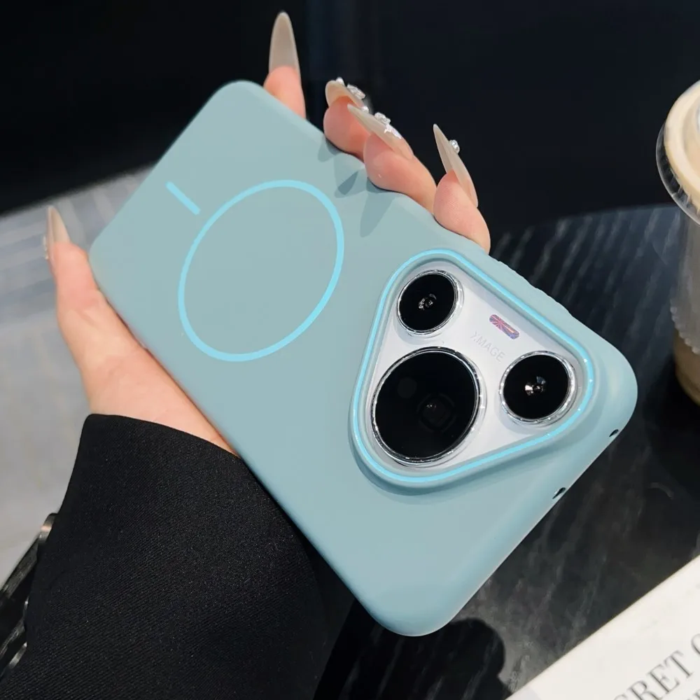Luxury Magnetic Matte Phone Case with Magsafe Compatibility