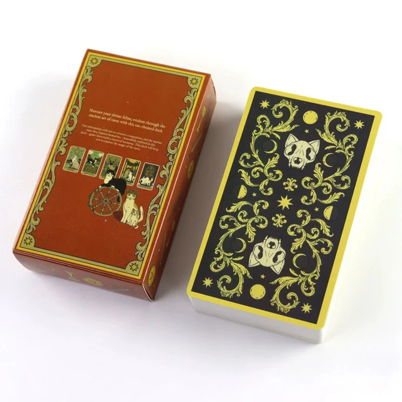 Cats Rule the Earth: High-Quality Tarot Card Deck for Parties and Multiplayer Fun