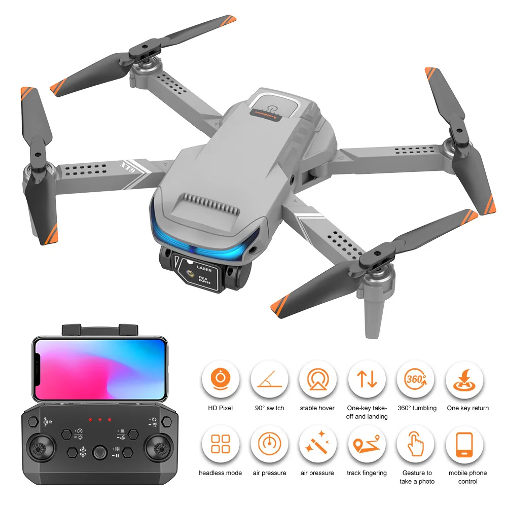 

Aerial UAV XT9 high-definition dual lens pixel multi-rotor UAV optical flow fixed high positioning remote control drone