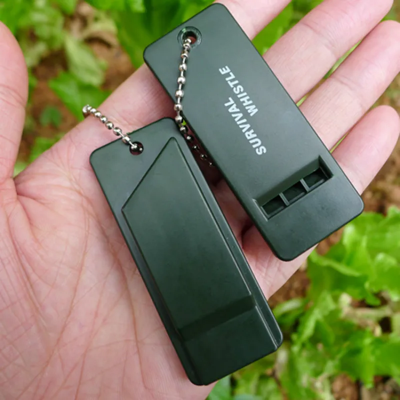 Multifrequency Survival Whistle 2Pcs First Aid Outdoor Emergency Whistling Signal Rescue Camping Hiking Outdoor Referee Supplies