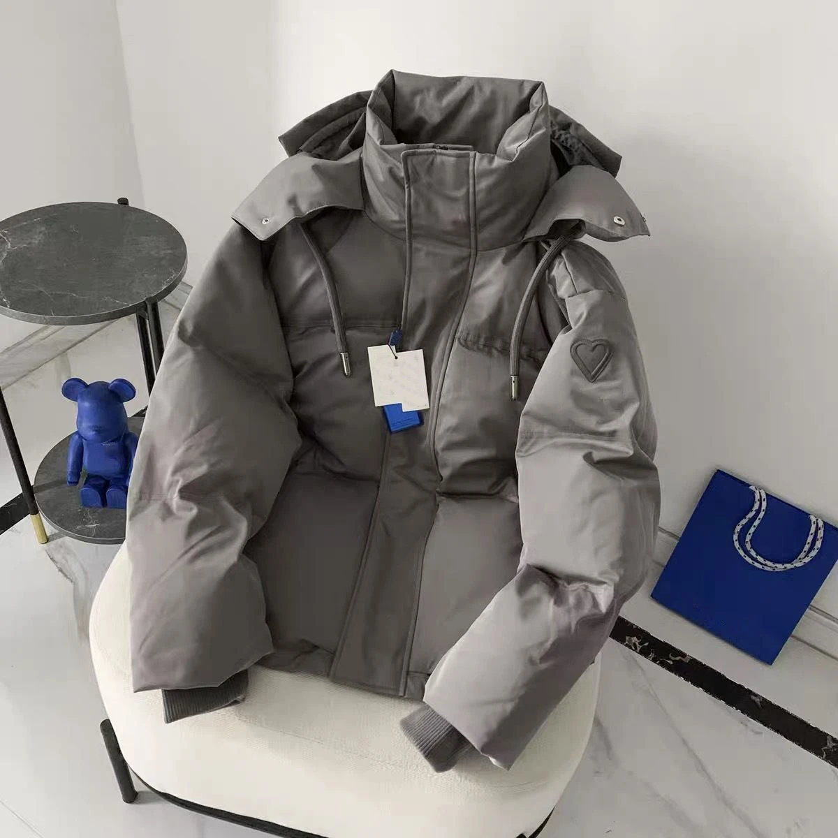 Рисунок 2 - Парный пуховик с воротником-стойкой и капюшоном