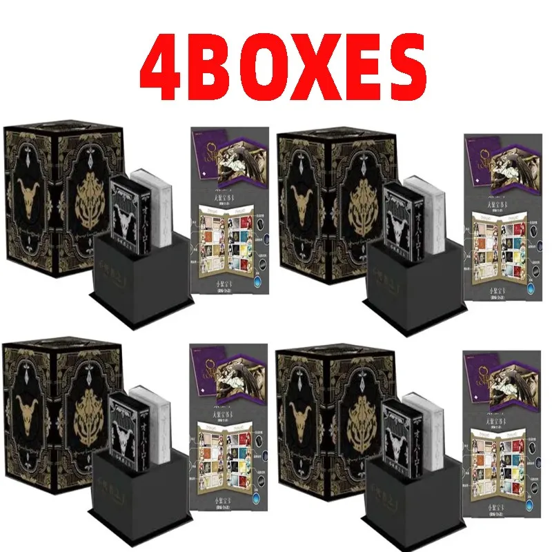 wholesale-4boxes-overlord-card-booster-box-albedo-tcg-card-sp-mx-qr-ssp-sleeve-anime-character-collectibles-game-anime-gift-toys