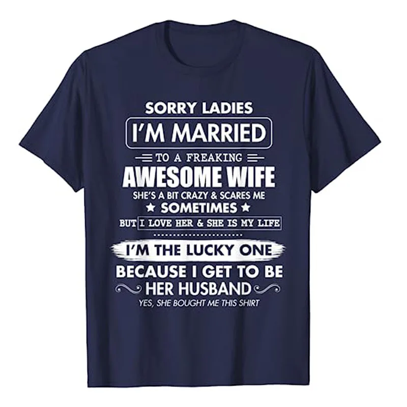 Funny 'Girlfriend Fiancee' Print Women's T-Shirt - Short Sleeve Crewneck Tee