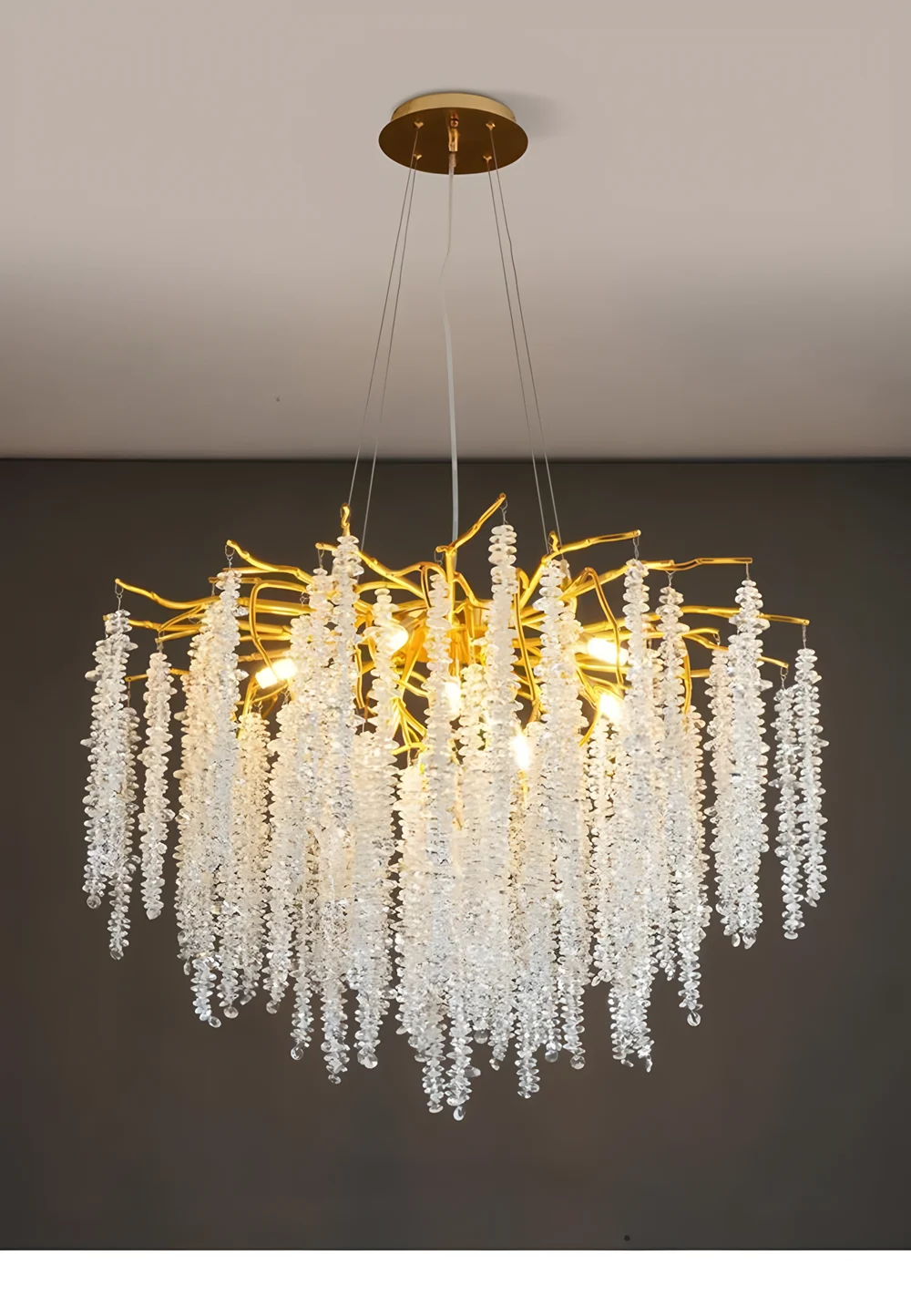 Modern New Crystal Chandelier Image 5