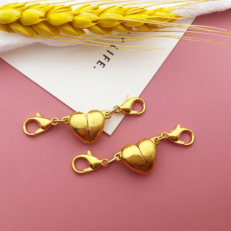 5 Stück starke magnetische Halskettenverschlüsse, doppelte Karabinerverschlüsse, Schmuckverlängerungsverbinder für DIY-Schmuck, Halskette, Armbandherstellung – Detail 9