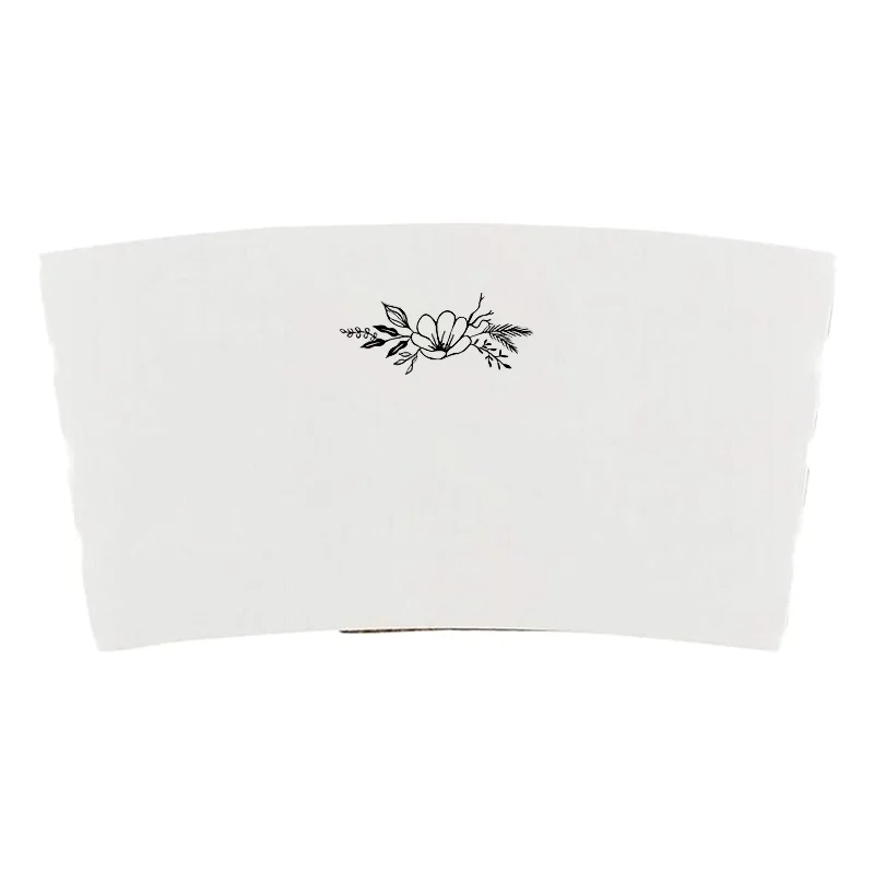 Custom Printed 20PCS 10-20oz Coffee Cup Sleeves Kraft Disposable Heat Insulated Cup Hol... - SKU CCS1231 - UGI Packaging