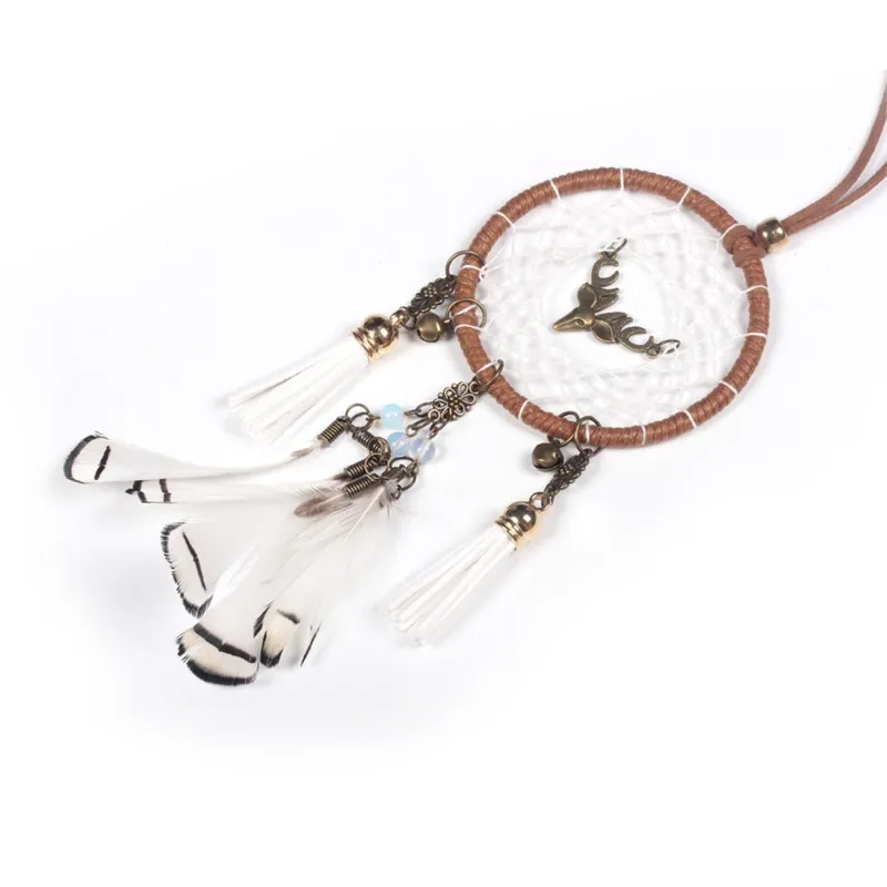 

Feather Dreamcatcher Art Gifts Deer pumpkin Creative Dreamcatchers Valentine's Gift Original Dream Catcher Home Decoration