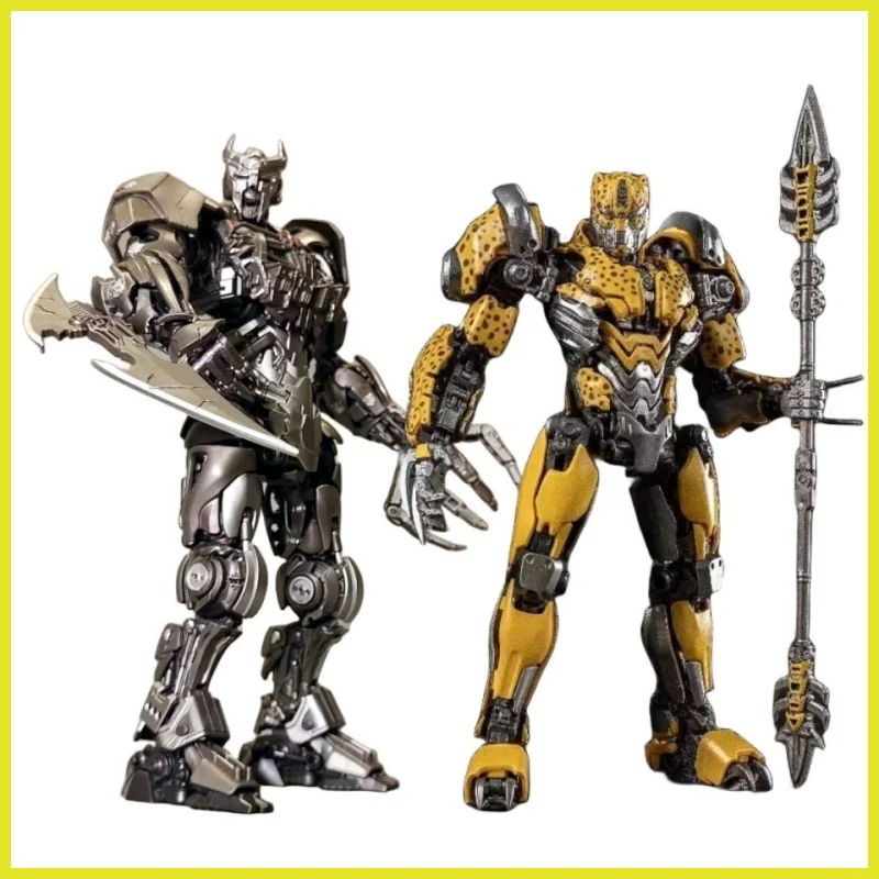 

In Stock Transformation:rise Of The Beasts Amk Series Figure Scourge Cheetor Rhinox Movies Action Figure Collection Model Toys