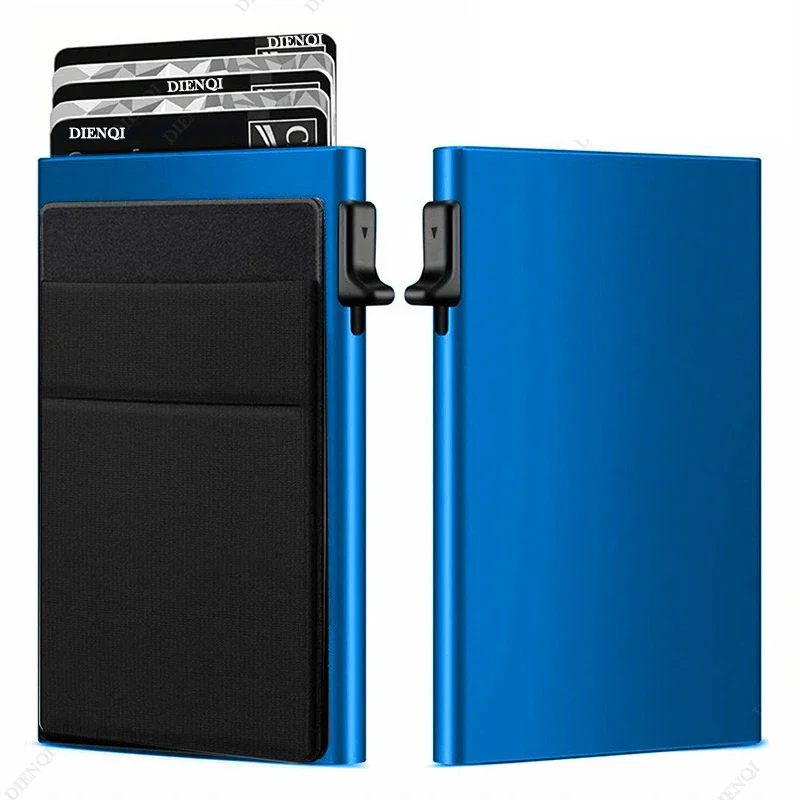 Luxury Anti-RFID Slim Metal Wallet