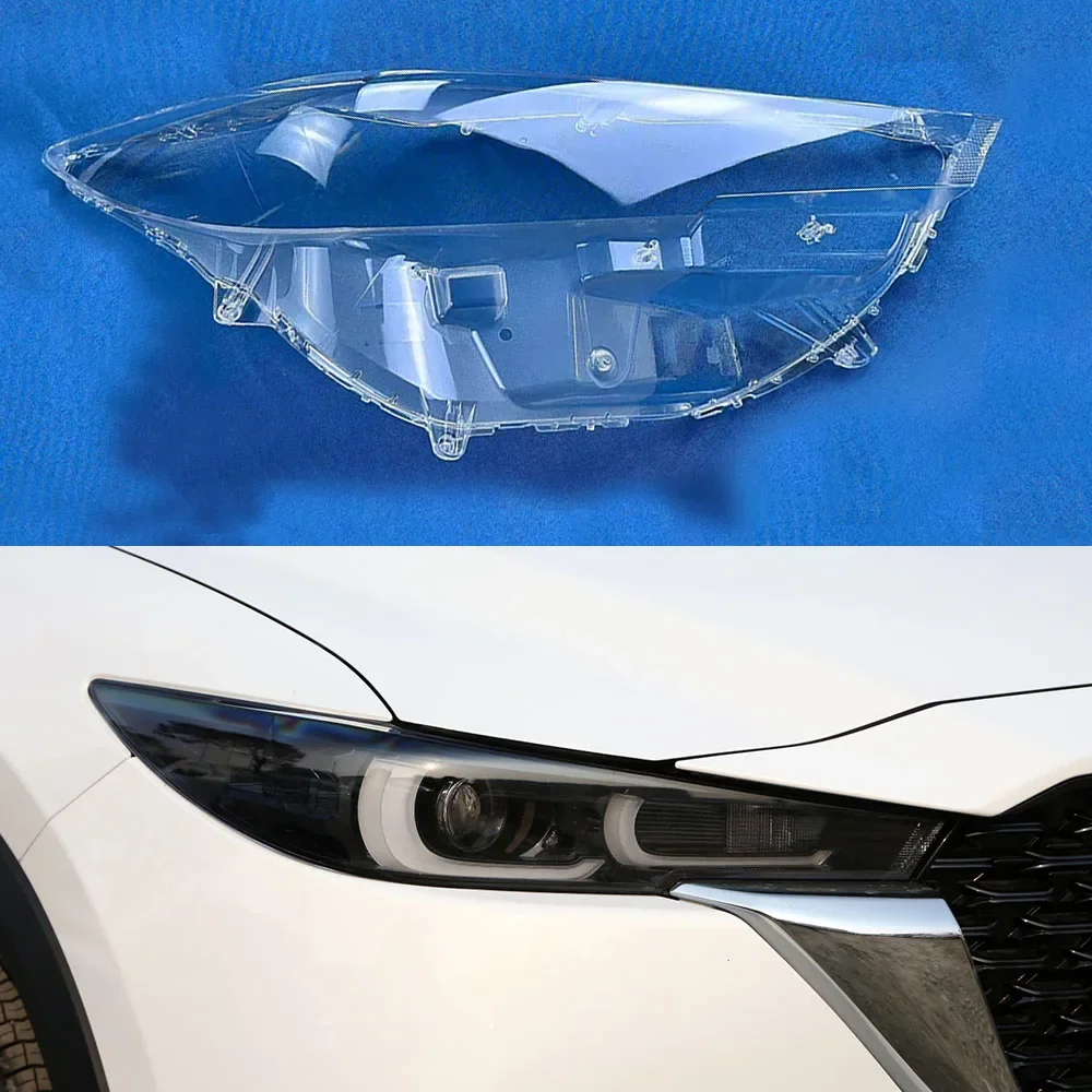 

Front Headlamp Lamp Cover Headlight Shell Transparent Lens Replace The Original Lampshade Plexiglass For Mazda CX-5 2022 2023