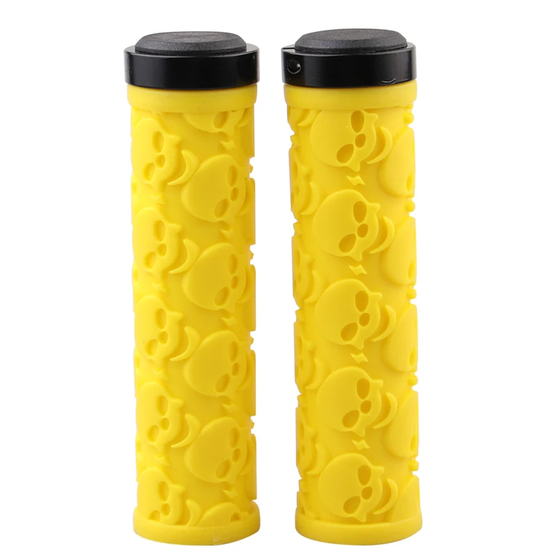 Relaxdays Paire De Poignées Pour Le Vélo (BMX, Etc.), Plastique Et Caoutchouc, Diamètre : 22 Mm