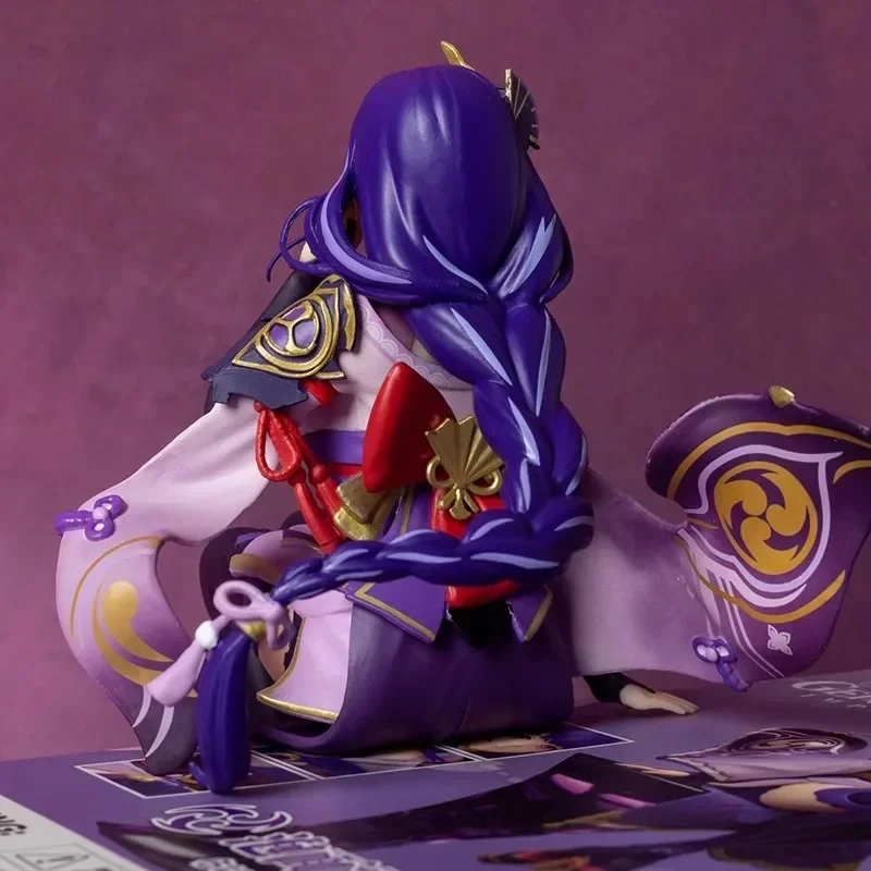 Genshin Impact Anime Figures Raiden Shogun 17cm Statue Gk Figurine Girls Model Doll Collection Room Decorate Toys Christmas Gift