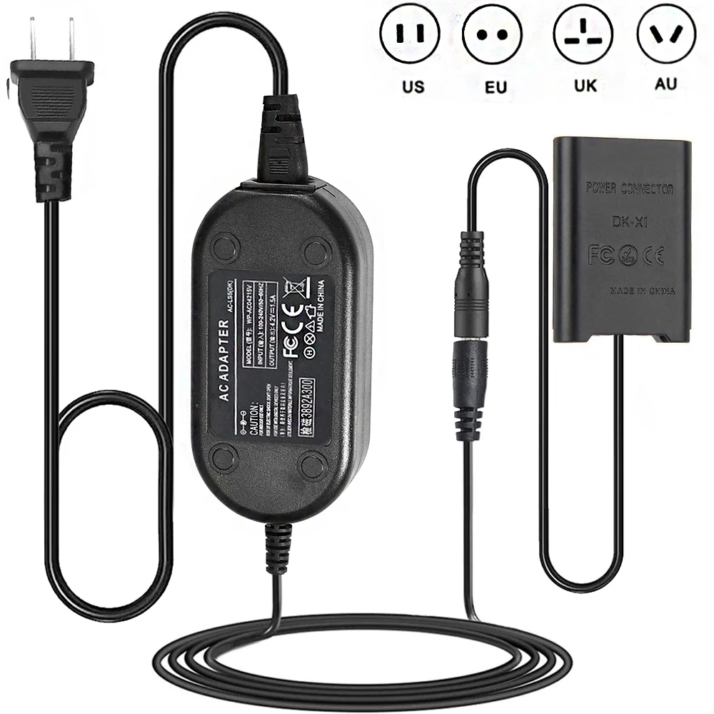 Dk-X1 Kit Adattatore Batteria Fittizio Sostituzione Np-Bx1 Batteria Adatta Per Sony Cybershot Dsc-Rx1 Rx1R Rx100 Ii Rx100 Iii Rx100 Iv M2