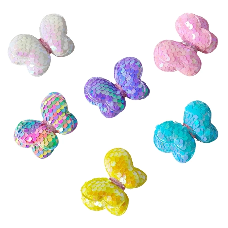

Butterfly Shape Padded Hair Applique for DIY Cloth Hat Sewing Supplies