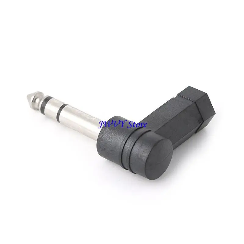 Right Angled 3.5mm to 6.35mm Headphone Adapter Plug