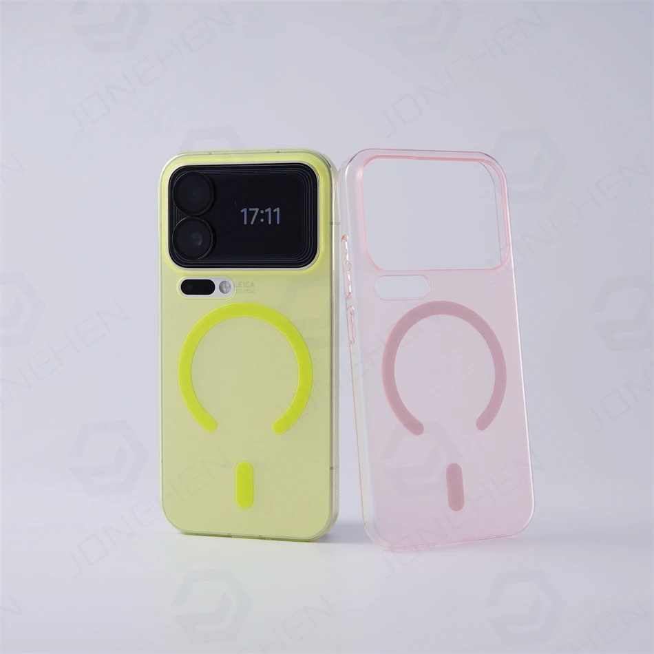 Luxury Candy Matte Translucent Magnetic Wireless Charging Case