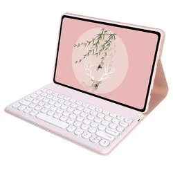 Wireless Magnetic Keyboard Case for Compact Tablets - Teclado  8.8'' (Pink)
