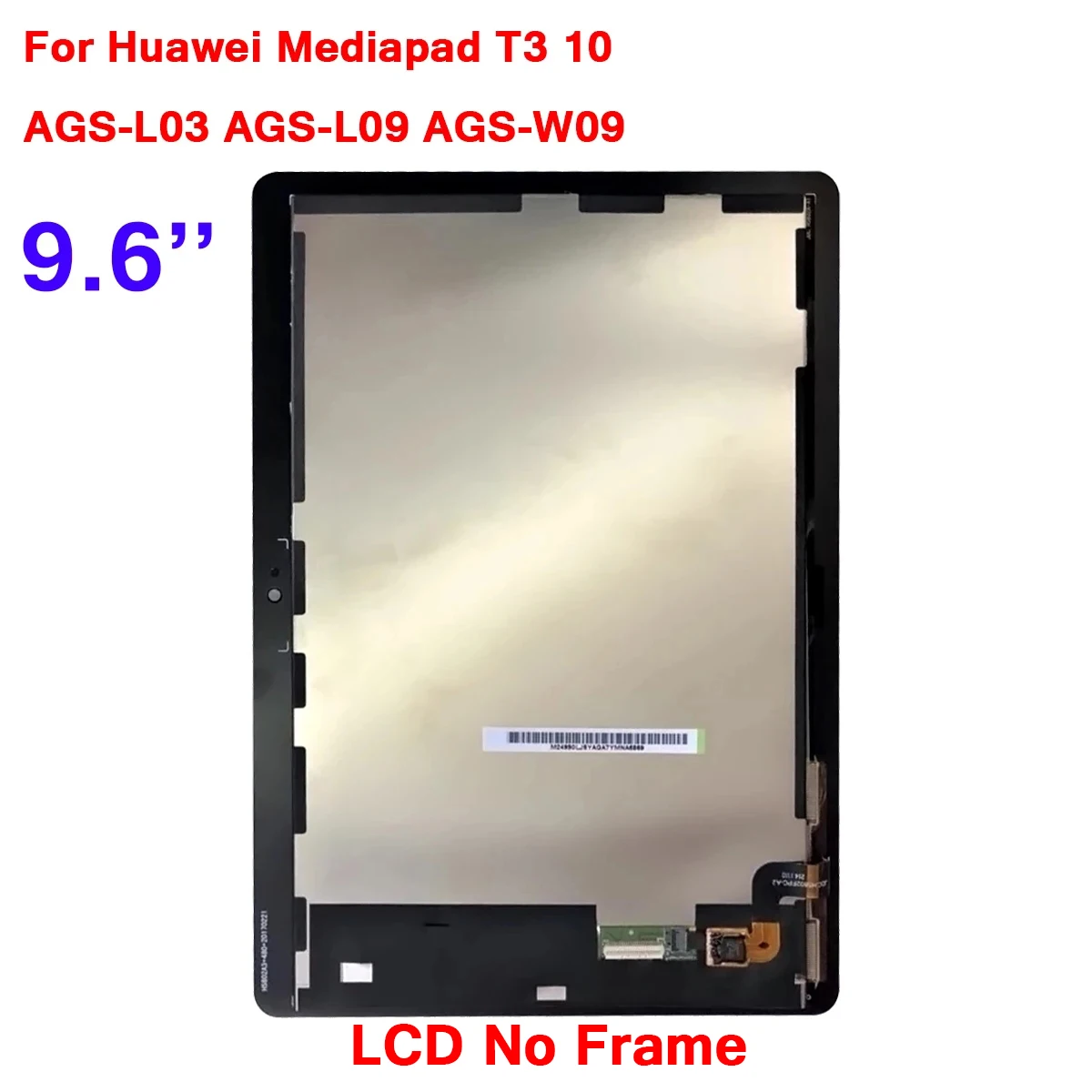 Test LCD Display For Huawei MediaPad T3 T5 10 AGS-L03 AGS-L09 AGS-W09 AGS2-L09 AGS2-W09 AGS2-L03 Touch Screen Digitizer Assembly