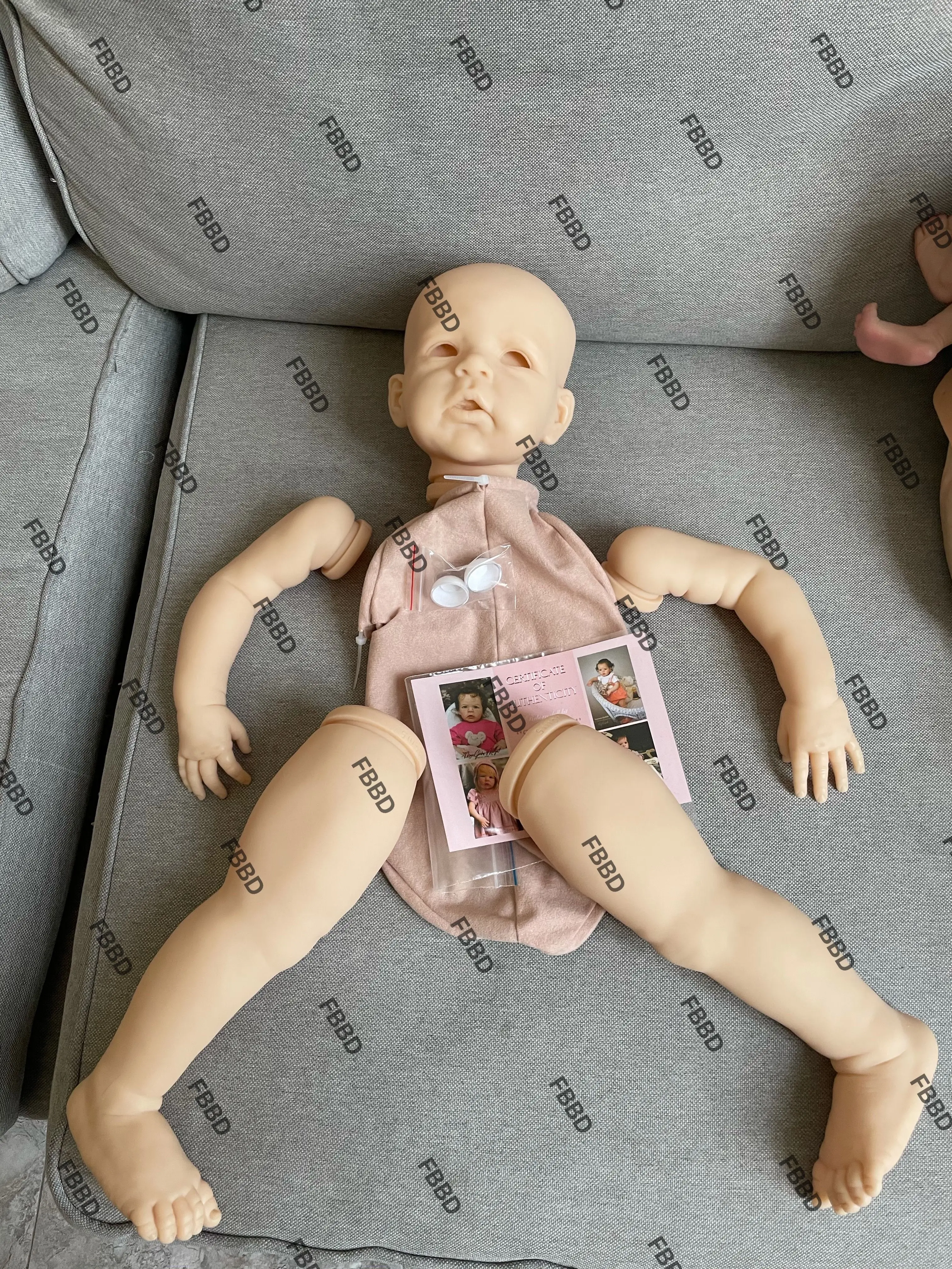 Zoe Limited Edition Reborn Toddler Vinyl Doll Kit by Natali Blick