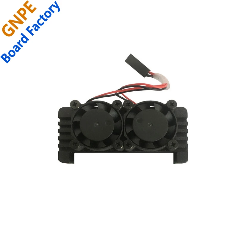 Aluminum Heatsink Case with Dual Fans Cooling System