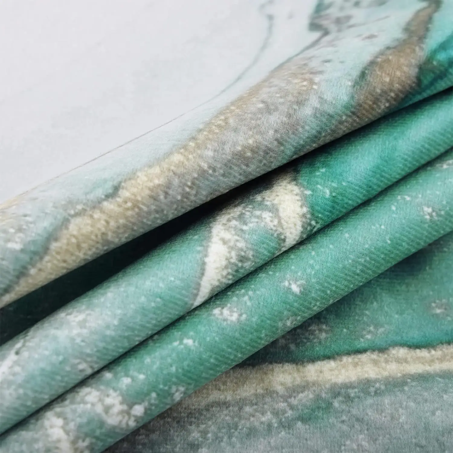 OMMATO Federe Per Cuscini 40x40 Cm In Velluto Verde Con Stampa Oro E Argento – Set Di 2, Morbide E Con Cerniera - 3