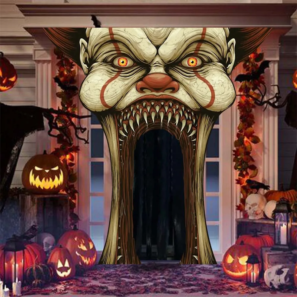 

1 шт. Хэллоуин ужас атмосфера вампир баннер фон Хэллоуин висящий баннер призрак фестиваль вечерние полезное оформление