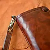 AETOO  Men's short leather Commuter storage Handcrafted plant-tanned leather simple wallet Student Youth Men's leather wallet Si 4