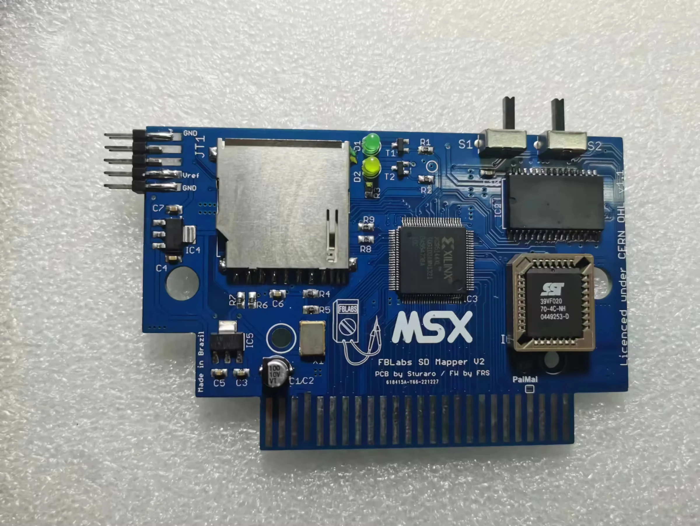 MSX SD Mapper Megaram 512Kb Expansion Interface for MSX MSX2