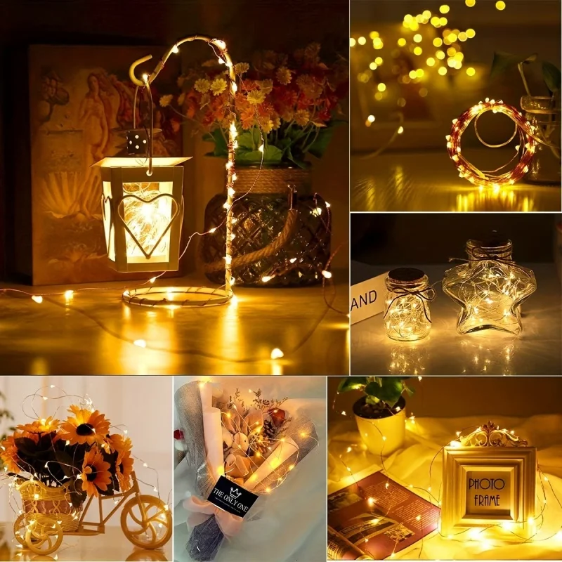 Enchanting Multi-Length Fairy Light String with Remote Control