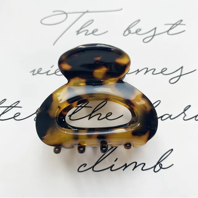 Sweet Mini Acetate Hair Clip for Women Girls Hair Claw Chic Barrettes Crab Hairpins Styling Claw Clips Fashion Hair Accessories XXD0019-5