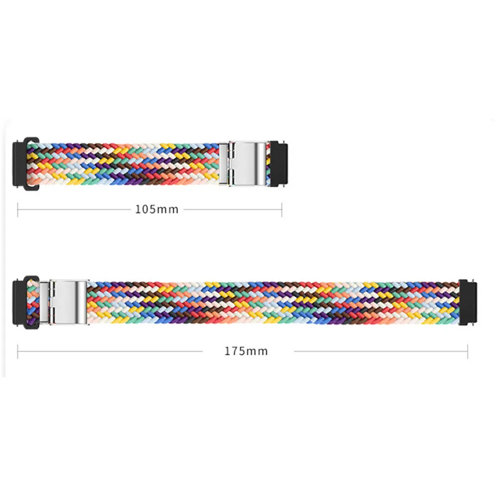14mm Woven Nylon Watch Strap with Magnetic Buckle - Universal Fit