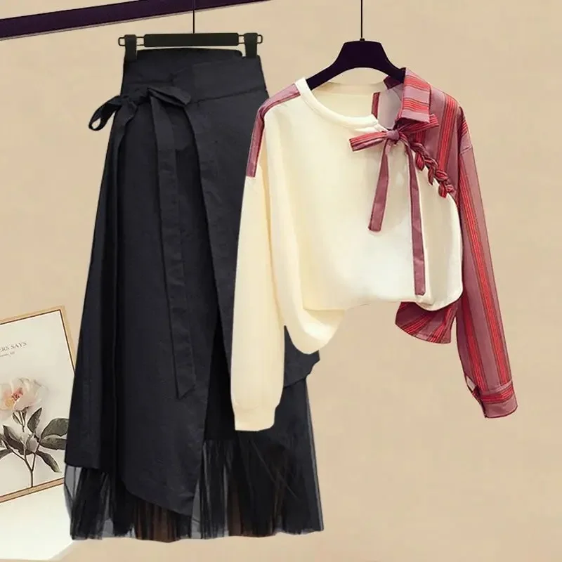 أزياء الربيع بالإضافة إلى حجم الزي النسائي قميص أع...