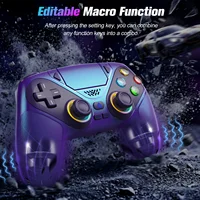 Gamepad RGB For Playstation 5/PS5 Pro/Slim/PC Wireless ps5 controller Dual Vibration Marco/Turbo Function 3D Game Joystick 3