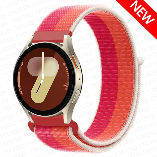 Versatile Nylon Loop Bracelet for Smartwatches - 22mm/20mm Band