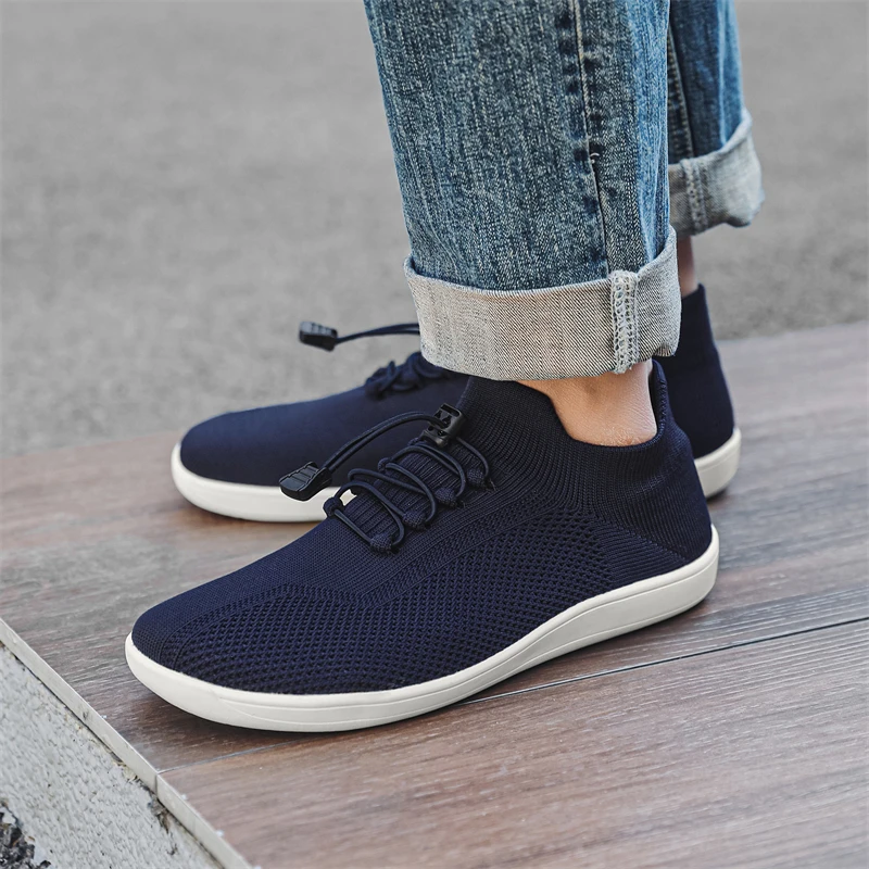 Atmungsaktive Barfußschuhe Aus Mesh Für Herren Mit Breiter Zehenbox_voghion.com