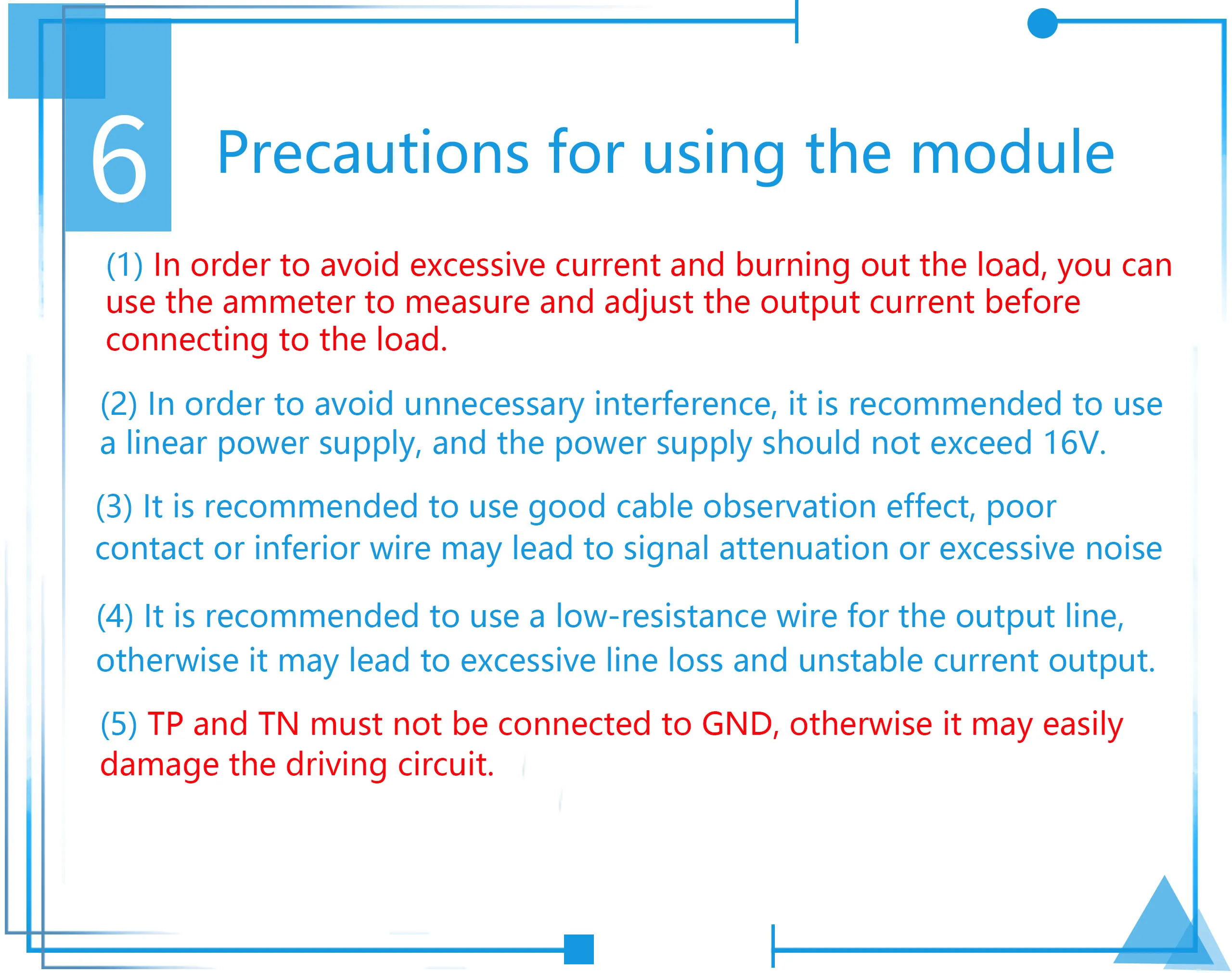 Precision constant current source module, adjustable current source, high-precis