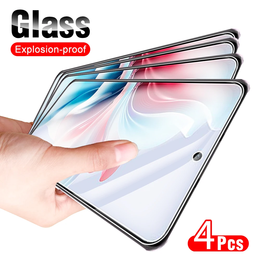 

4pcs Anti-Scratch protective glass For Oppo Reno11 F 2024 Reno11f 11f opporeno 11 F tempered glass 6.7 inches screen protector