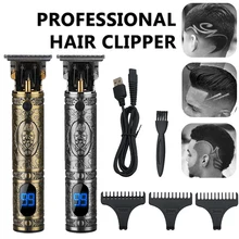 

Hair Trimmer Barber Hair Clipper Cordless Hair Cutting Machine Beard Trimmer Shaving Machine Wireless Electric Razor Men Shaver