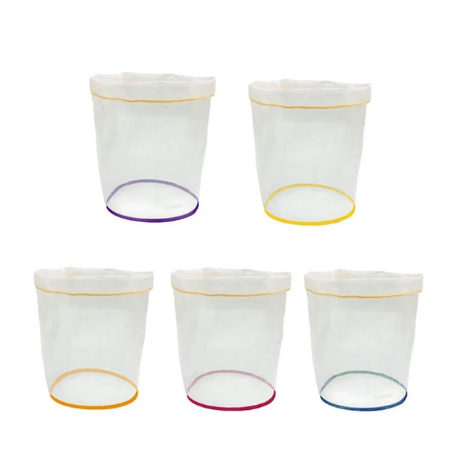 5Db 1 Gallon/5 Gallon (Opcionális) Szűrőzsák Buborékzsák Gyógynövény Jég Lényegi Kivonó Készlet Mikron Húzózsinór Extrahing Táskák