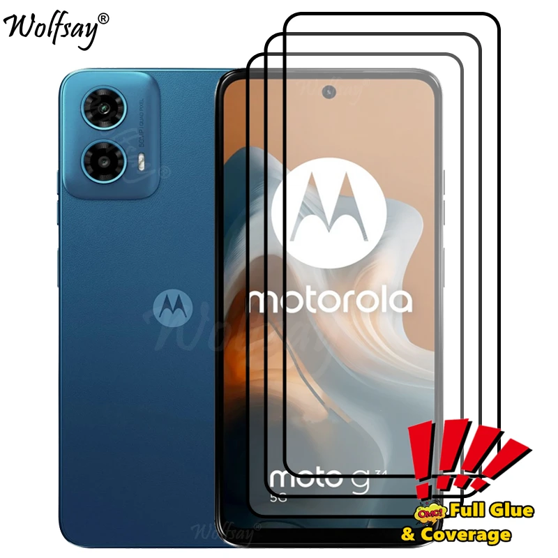 

Полностью покрывающий экран с клеем для Motorola Moto G34 G 34 5G, закаленное стекло для Moto G34, фотостекло для Moto G34