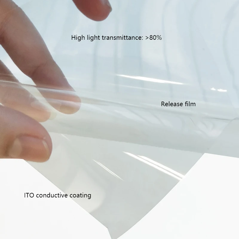 0.188mm Transparent ITO conductive film SMH188H  electric for flexible soft film solar cell application 4